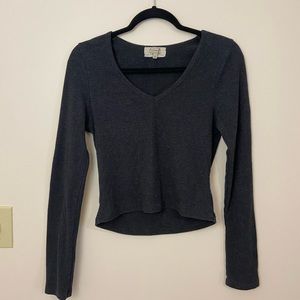 Propaganda Ribbed Long Sleeve Shirt